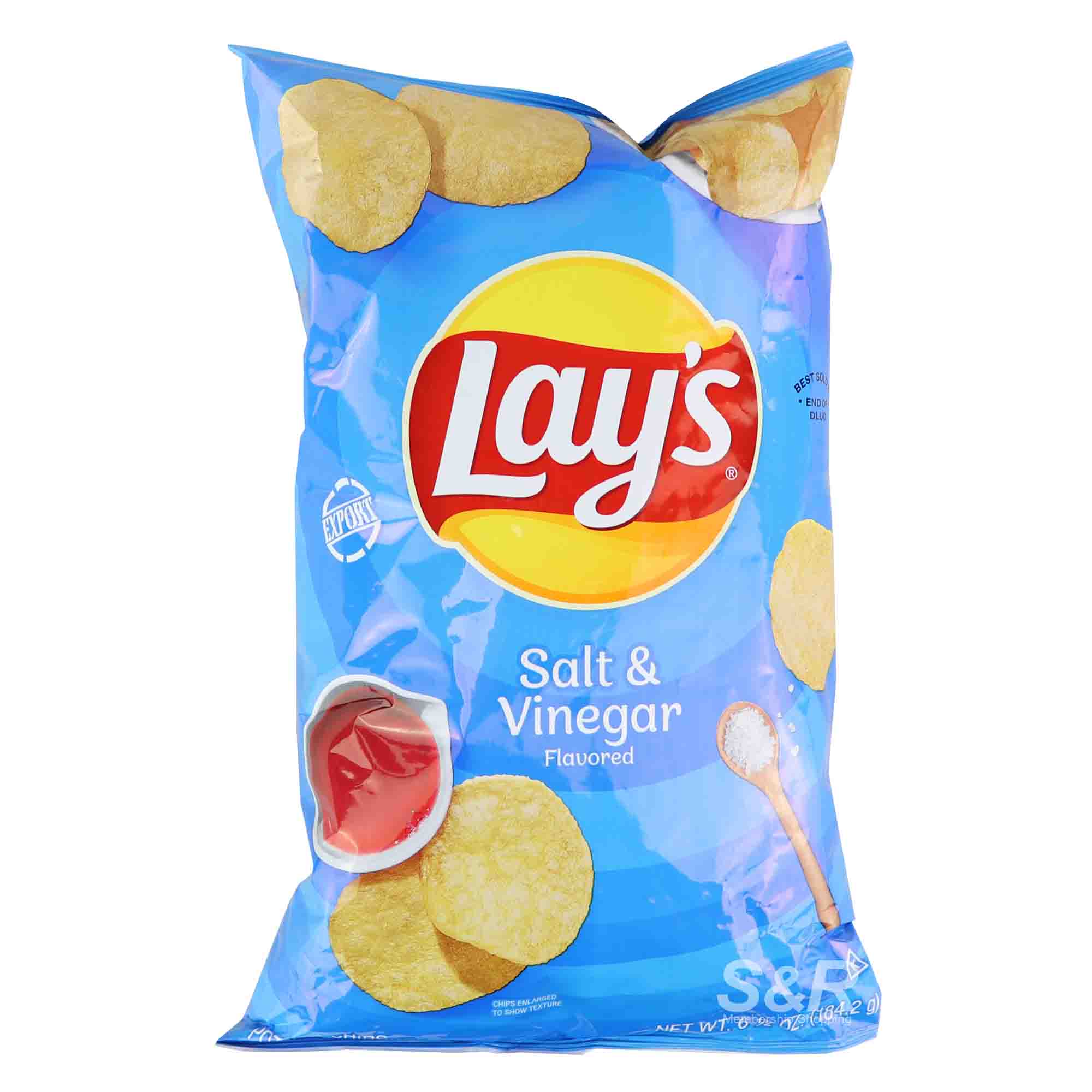 Lay's Salt & Vinegar Flavored Potato Chips 184.2g